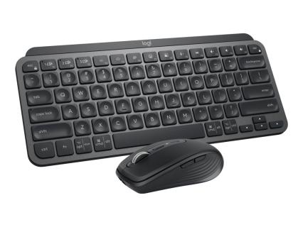 LOGITECH Kombi Wireless MX Keys Tastatur-und-Maus-Set schwarz US