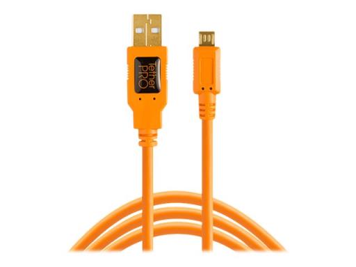 TETHER TOOLS TetherPro USB 2.0 A Male to Micro B 5-pin orange