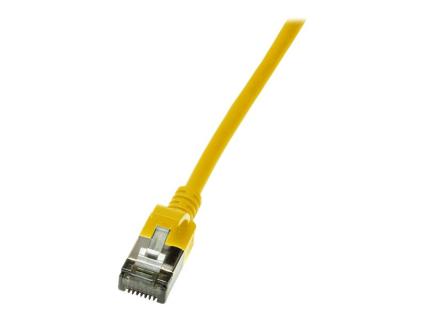 LogiLink Patchkabel Ultraflex, Kat. 6A, U/FTP, 0,5 m, gelb