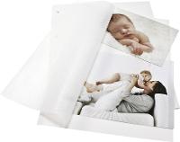 GOLDBUCH Fotokarton weiß DIN A4 mit Pergamyn 20 Blatt 83001 (83 001)
