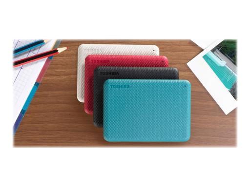 TOSHIBA Canvio Advance 1 TB externe HDD-Festplatte grün