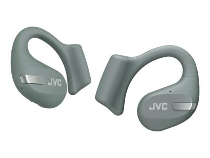 JVC HA-NP50T-G Nearphones Leichter Open Ear True Wireless Kopfhörer sage green