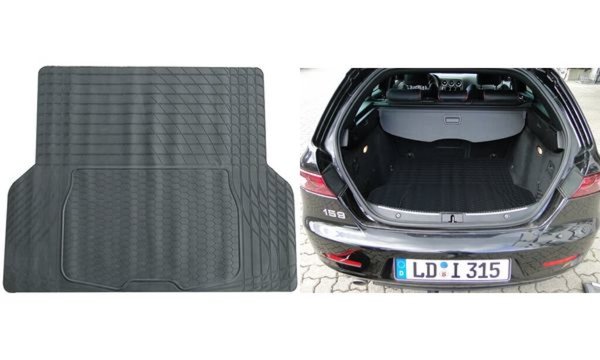 cartrend KFZ-Kofferraummatte, schwa rz, zuschneidbar (11580118)