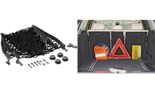 cartrend KFZ-Kofferraumnetz, (B)980 x (H)640 mm (11580162)