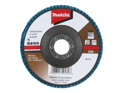 MAKITA Fächerschleifscheibe 125mm Z40 1 Stück