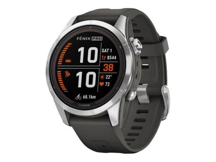 GARMIN fenix 7S Pro - Solar Edition - 42 mm - faserverstärktes Polymer - intell