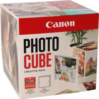 CANON PP-201 13x13 cm Photo Cube Creative Pack White Blue 40 Bl.