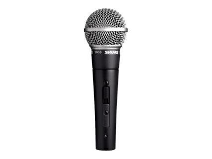SHURE Sm58 Black Studio Microphone