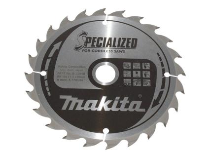 MAKITA SPECIALIZED Kreissägeblatt 165x20x24Z B-32910 Durchmesser: 165 mm Dicke: