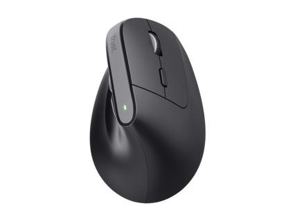 TRUST Bayo+ Ergonomische Maus Bluetooth Optisch Schwarz 6 Tasten