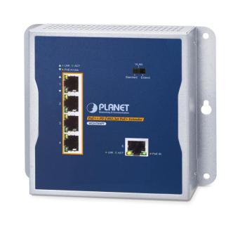 PLANET TECHNOLOGY Planet WGS-E304PT Industrial PoE+ Wall-mounted Extender 1-Por