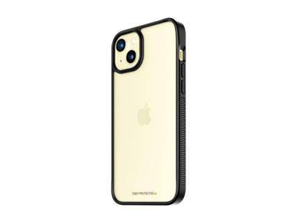 PanzerGlass™ ClearCase D30 Handy-Cover für Apple iPhone 15 Plus transparent, schwarz
