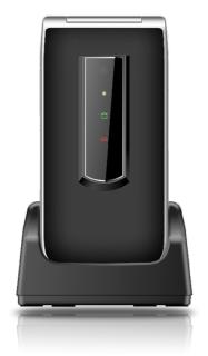 BEA-FON Beafon SL495 LTE - 4G, Silver Line, Großtastenklapphandy, schwarz-silbe