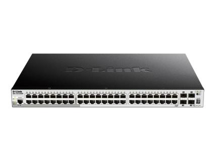 D-LINK 52-Port Smart Managed PoE+ Gigabit Stack Switch 4x 10Gdlink|green 3.0, 4