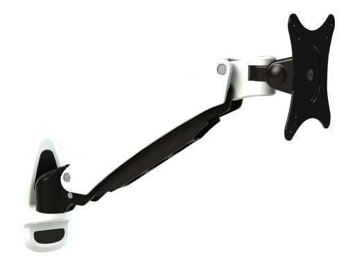 JENIMAGE Monitor-Halterung FD120WM JI-FD120WM weiß, schwarz für 1 Monitor, Wandhalterung