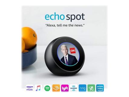 Amazon Echo Spot (2024) Smart Speaker schwarz