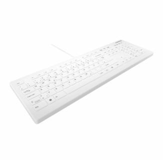 CHERRY AK-C8112 Medical Keyboard mit IP68 Hygiene-Tastatur kabelgebunden weiß
