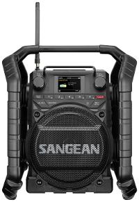 SANGEAN U-4X Baustellenradio DAB+ UKW Bluetooth USB AUX NFC