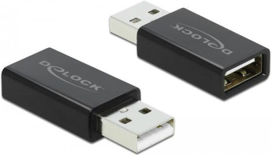 DELOCK USB 2.0 Adapter Typ-A Stecker zu Typ-A Buchse Datenblocker