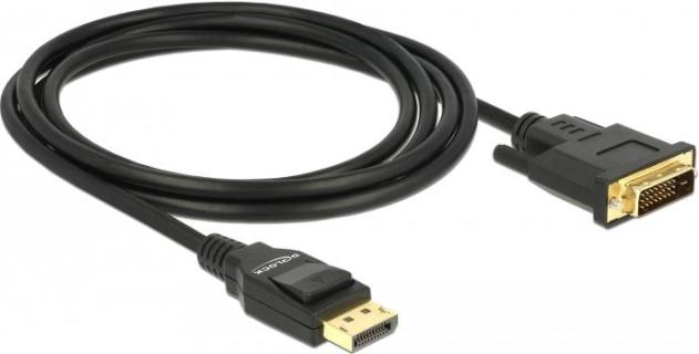 DeLOCK DisplayPort/DVI-D Kabel 4K 30 Hz 2,0 m schwarz