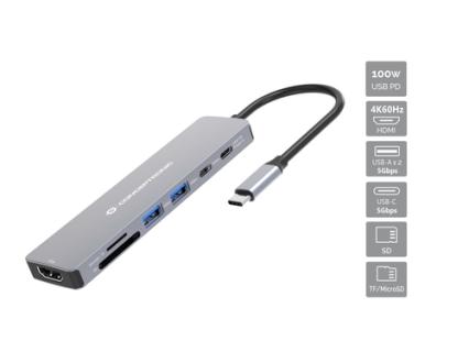 HDMI,2xUSB-A,2xUSB-C,SD,TF 0.25m