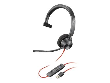 HP Poly Blackwire 3310 Microsoft Teams Certified USB-A Headset
