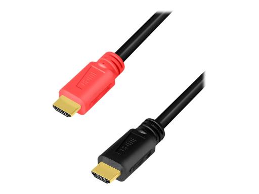 LogiLink HDMI Kabel 2.0, A-Stecker - A-Stecker, AMP, 10 m