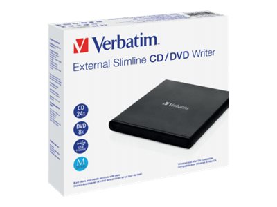 VERBATIM DVW ext. Slimline USB2.0 CD/DVD Brenner o. Nero retail