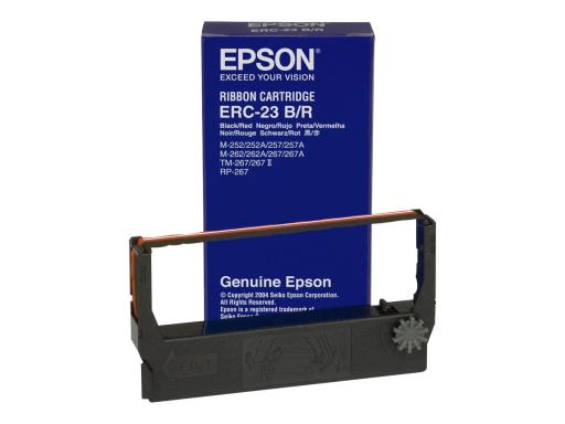 EPSON ERC23 Kassenfarbband rot/schwarz