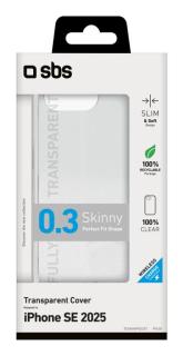 SBS Skinny Cover iPhone SE (2025) transparent