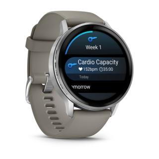 GARMIN Venu 4 Smartwatch 45mm schwarz/silber