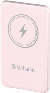 VERBATIM Charge´n´Go Magnetic Wireless Power Bank 5000 Pink