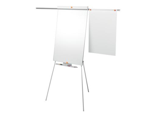 nobo Flipchart Mobil Stahl Nano Clean, magnethaftend, weiß