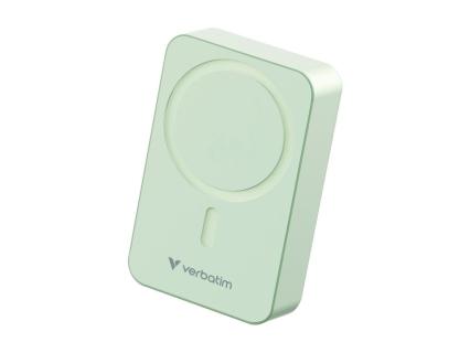 VERBATIM Charge ´n´ Go Essentials Power Bank Magnetic Wireless 20000mAh Green