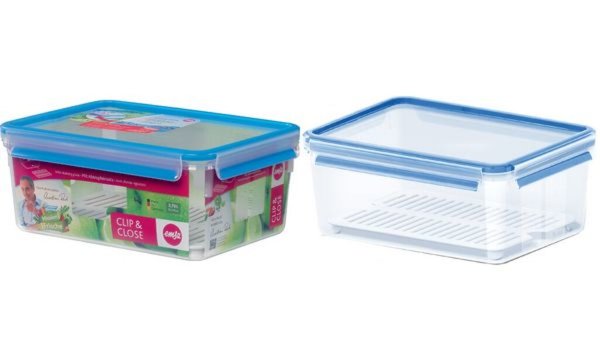 emsa Frischhaltedose CLIP & CLOSE, 3,70 Liter, transparent (6460106)