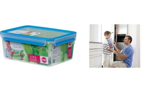 emsa Frischhaltedose CLIP & CLOSE, 5,50 Liter, transparent (6460098)