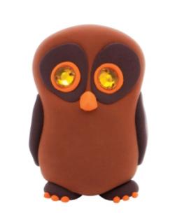 Super Dough Knetfigur Knete Modelliermasse Fun4One Owl