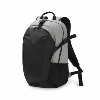 DICOTA Laptop-Rucksack Backpack GO 13-15.6'' Kunstfaser grau/schwarz bis