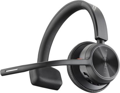 HP Poly Voyager 4310 UC Monaural Headset +BT700 USB-A Adapter +Charging Stand