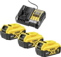 DEWALT DCB1104P3-QW 3x 18V 5Ah Akku-Set