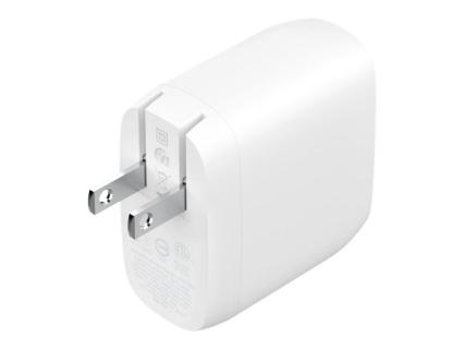 BELKIN 60W Dual USB-C Ladegerät mit Power Deliver, weiss