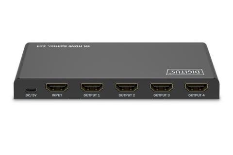 DIGITUS HDMI Splitter 1x4 4K/60Hz HDCP 2.3 EDID Control