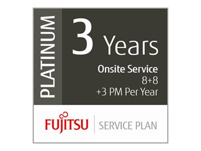 FUJITSU Assurance Program Platinum - Serviceerweiterung - 3 Jahre - Vor-Ort