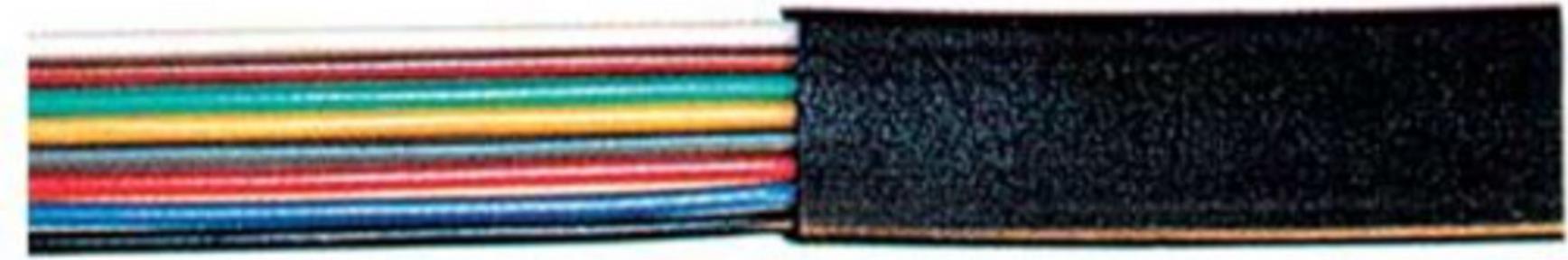 SCONN Telefonanschlusskabel 8adrig 100m flach schwarz