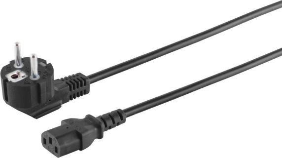 S-CONN S/CONN maximum connectivity Netzanschlusskabel, Schutzkontaktstecker 90°