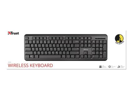TRUST ODY WIRELESS TASTATUR DE
