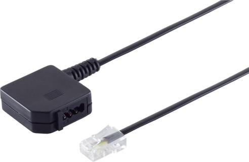 S-CONN S/CONN maximum connectivity Telefon Adapter-Western-Stecker 8/4 auf TAE 