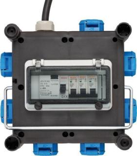 BRENNENSTUHL Kompakter Stromverteiler Brennenstuhl 7x230V IP44 2m