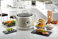 DE LONGHI Ariete Vintage Dampfgarer, beige