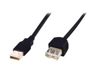 DIGITUS ASSMANN 90x USB2.0 Verlaengerungskabel 5m USB A/M zu A/F bulk
